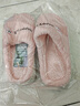 小熊小兔新款秋冬季情侣保暖学生男拖鞋女厚底防滑外穿居家棉拖鞋 小熊小兔棉拖-粉色 38-39 适合37-38 实拍图