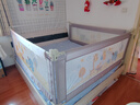 冠力朗床围栏床护栏婴儿童防摔防掉宝宝床上边安全挡板垂直升降加高通用 【豪华U型】免打孔（高96cm） 组合三面装(1.8米+2.0米+2.0米) 实拍图