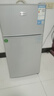 志高（CHIGO）小冰箱迷你小型家用冷藏冷冻两用宿舍出租房用双门办公室电冰箱节能省电 【一级能效】76L银色【三天约一度电】 实拍图