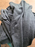 三枪100%纯棉男士薄款保暖内衣男精梳棉秋衣秋裤套装全棉打底衫秋冬季 深麻灰（中厚纯棉） XL /175推荐140-160斤 实拍图