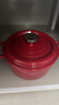 苏泊尔SUPOR 珐琅锅汤锅22cm铸铁锅炖锅酒红ET22MF01-R  实拍图