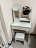 众淘梳妆台小户型化妆桌小型化妆台化妆桌卧室化妆梳妆台卧室 90%人选择【一抽一柜+凳子】60CM 实拍图
