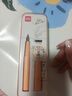 得力（deli）小圆台钢笔 学生钢笔EF尖(约0.38mm) 速干不易脏手正姿练字 (1笔2黑色墨囊) 笔身颜色随机 实拍图