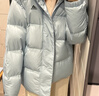 adidas 拒水防泼防风保暖鸭绒羽绒服面包服男女同款阿迪达斯官方 蓝色   XXS 实拍图