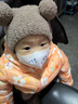迈贝仕婴儿口罩0-3岁彩色3d立体透气0-6-12个月宝宝可爱女童款蓝色30枚 实拍图