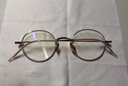 派丽蒙（PARIM）近视钛架眼镜女超轻椭圆形金丝近视框可配防蓝光ins风高级感镜架 83606S-K3-玫瑰金 实拍图