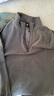 优衣库男装柔滑弹力摇粒绒半拉链套头衫/长袖25秋冬新款481184 08 深灰色 XL /180/108B 实拍图