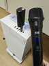 索爱（soaiy）万能话筒防啸叫无线充电麦克风K歌舞台卡包功放音响专用家庭演讲会议主持SA-WS2（B）双麦黑 实拍图