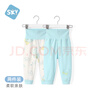 舒贝怡2条装婴儿高腰裤春秋儿童纯棉护肚裤子宝宝家居裤保暖睡裤秋裤 小狗绿色 73 实拍图