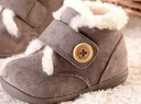 卡特兔儿童雪地靴冬季保暖宝宝童鞋加绒学步鞋男女宝宝室内外机能鞋XZ78 实拍图