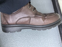 奥康（Aokang）官方男士商务通勤系带舒适休闲皮鞋透气西装牛皮鞋爸爸 棕色 39 实拍图
