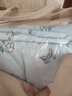 京东京造 220g牛奶绒三件套 A类秋冬加厚高克重法兰绒保暖单人学生宿舍 0.9/1.2m床 蓝色花汀 实拍图