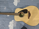 雅马哈（YAMAHA）FG800 原声款 实木单板 初学者民谣吉他41英寸吉它亮光原木色 实拍图