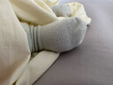 全棉时代儿童袜子婴儿棉袜宝宝新生儿男女童中长筒袜 蓝白蓝 9.5cm 实拍图