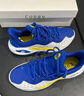 安德玛（UNDERARMOUR）库里CURRY 11男女情侣运动篮球鞋3027416 蓝黄色100 3026615-100 44 实拍图