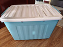 SPACEXPERT塑料收纳箱特大号储物箱学生书箱儿童玩具整理搬家打包周转箱 蓝色 【实测盛水容积60L】单只装 实拍图