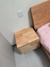 大海边实木床头柜北欧简约现代储物柜2025原木风家用卧室客厅床边收纳柜 原木色【橡胶木+整装发货】 【终身质保】宽45*深40*高50CM 实拍图