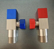 潜水艇（Submarine）F3012-5黄铜加厚三角阀套装八字阀红蓝标国标4分陶瓷阀芯3冷+2热 实拍图
