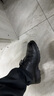 海澜之家HLA皮鞋男秋冬头层牛皮鞋子男正装商务休闲鞋男 T010黑色 38 实拍图