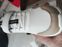 特步（XTEP）儿童轻软跑鞋高弹缓震密网运动鞋 帆白/棕灰色 40 实拍图