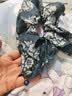 东义严选新中式藏青色方巾大肠发圈女高级感方形国风头绳超大发饰低马尾 实拍图