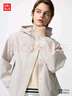 优衣库女装休闲连帽短外套/时尚百搭25秋冬新款479229 31 米色 S 实拍图
