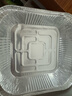 法禧龙空气炸锅烤箱专用锡纸碗18cm*20只正方形铝箔盒适用3L以上炸锅 实拍图