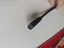 毕亚兹 USB3.0延长数据线公对母 1米 高速传输数据连接线 电脑U盘鼠标键盘打印机充电器加长线 黑XL18 实拍图