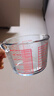 展艺高硼硅玻璃量杯1000ml加厚刻度耐高温微波炉烤箱烘焙打蛋热奶过滤 实拍图