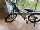 凤凰儿童自行车6-12岁自行车学生12-18岁大童山地自行车双碟刹带减震 银白色-单速辐条轮 20寸（适合身高130-140cm） 实拍图