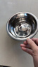 不锈钢盆加厚款家用厨房商用洗菜盆和面洗脸洗衣盆 【尺寸较小】16cm不锈钢碗一个 实拍图
