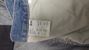 优衣库女装男装宽松廓形牛仔裤/弯刀镰刀裤子25秋冬新款479000 479000/67海蓝色 34 /175/86A 实拍图