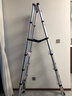 正优（UPERFECT） 伸缩梯多功能梯子家用工程铝合金折叠人字梯升降升缩直梯小楼梯 免安装】人字2.15米（适用3.6米 实拍图