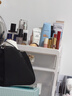 京东物流 化妆品收纳盒梳妆台置物架桌面高级感整理抽屉柜 大号高瓶款4层（3层抽屉+1层顶部置物架） 透明白 实拍图