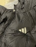 阿迪达斯adidas 男服 保暖长款冬装三条纹休闲连帽羽绒服 JG3840 L 实拍图