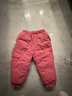 戴维贝拉（DAVE＆BELLA）童装男童羽绒裤儿童加绒裤子女童宝宝保暖裤婴儿加厚冬季大童冬裤 玫红-N【DB6434】 120 cm(建议身高110-120cm) 实拍图