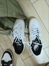 YONEX尤尼克斯羽毛球鞋yy入门级训练减震动力垫男女SHB101CR 白/金45码 实拍图