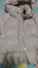 芸荨羽绒服女2026新款白鸭绒泡芙短款保暖加厚连帽小个子外套时尚外套 灰白色 金标 S 85-120斤【卡码拍小】 实拍图