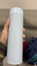 米家旋盖杯 保温杯 316不锈钢真空水杯 便携大容量咖啡杯 500ml雾蓝色 实拍图