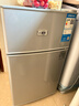 小黄鸭 迷你冰箱小 108L双门冷藏冷冻小型家用宿舍租房电冰箱小巧不占地 一级能效省电节能 68L【一级能效，租房省电款】 银色 实拍图