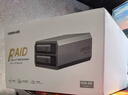 绿联 磁盘阵列硬盘柜 多盘位硬盘盒硬盘笼（带RAID存储温控风扇）适用2.5/3.5SATA串口机械固态硬盘 实拍图