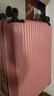 袋鼠（KANGAROO）大容量行李箱男商务出差托运大尺寸皮箱女大号轻便耐用加厚拉杆箱 玫瑰金【高颜值拉链款】 24英寸 【防刮耐磨】 实拍图