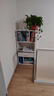雅美乐书柜落地简易组合抽屉书架置物架客厅卧室阳台柜 四层白色 实拍图