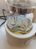 摩飞电器（Morphyrichards）恒温水壶全玻璃养生壶家用烧水壶多段控温电热水壶极速风冷冲奶泡奶机MR5602 1.2L 椰奶白 实拍图