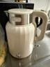 美的（Midea）电热水壶恒温烧水壶自动断电保温一体2L大容量母婴级316L不锈钢无缝一体内胆 SH58-Q 实拍图