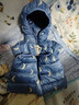 babylove【清仓】婴幼儿连体衣轻薄新生儿羽绒服冬季三防宝宝哈衣连帽爬服 挼蓝色 80cm 实拍图