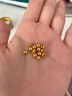 喜上眉梢喜饰黄金古法金珠999足金散珠硬金光面磨砂转运珠路路通圣诞礼物 4mm 重版光珠单颗0.2g 实拍图