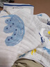 babycare婴儿浴巾新生儿童竹棉纱布洗澡巾无帽115*115cm鲸鱼乐车 实拍图