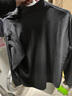 优衣库男装柔滑弹力摇粒绒半拉链套头衫/长袖25秋冬新款481184 08 深灰色 M /170/92A 实拍图