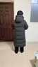 优衣库女装高级保暖羽绒长大衣/老爸评测外套夹克25秋冬481014 09 黑色 M /160/84A 实拍图